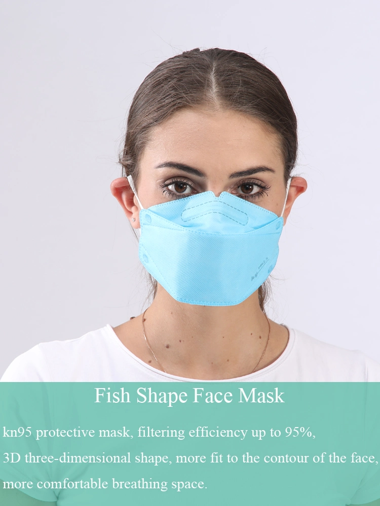 KN95 Material Face Mask Korea Kf94 Fish Shape Face Mask