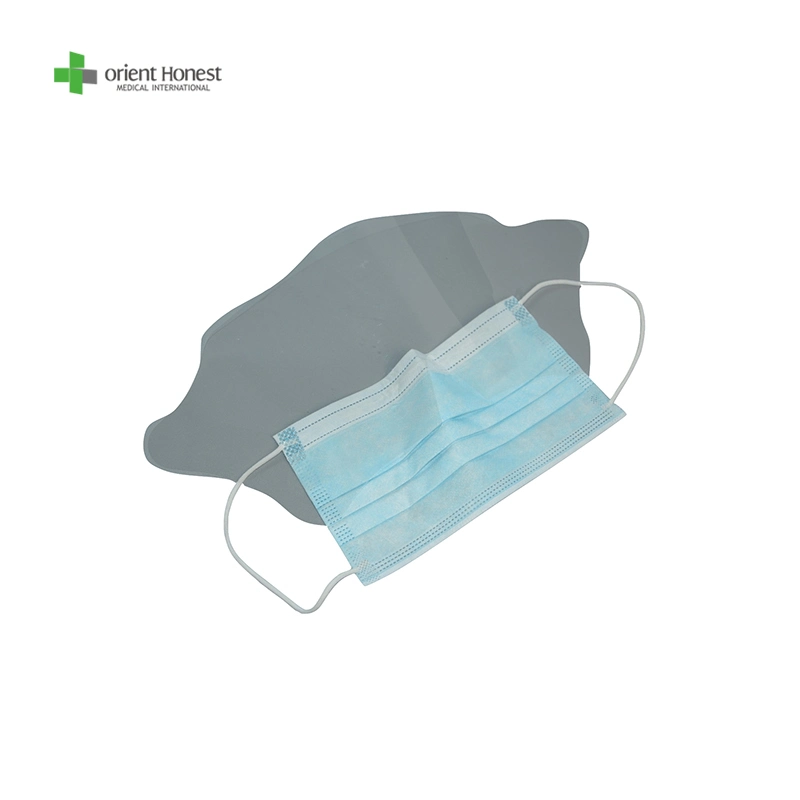3ply One Time Use Non-Woven Mask with Eye Shield Earloop Medical Mask with Face Shield