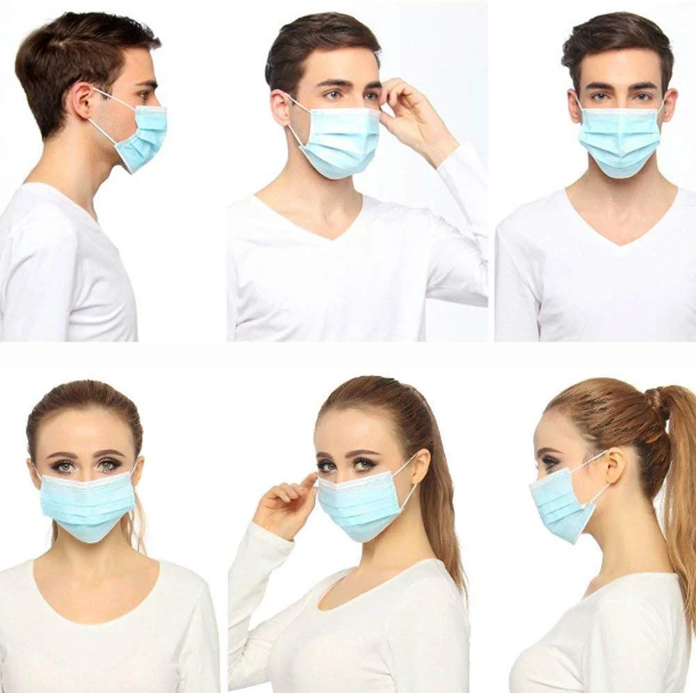 New Design One Time Use Product Disposable 3-Ply Antiviral Face Mask