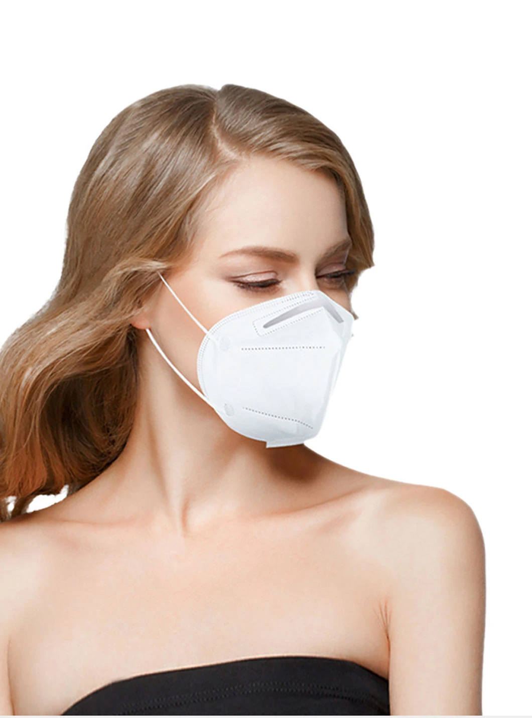 Factory Wholesale GB2626 FFP2 KN95 Face Mask Respirator Soft Material Non-Woven Face Masks