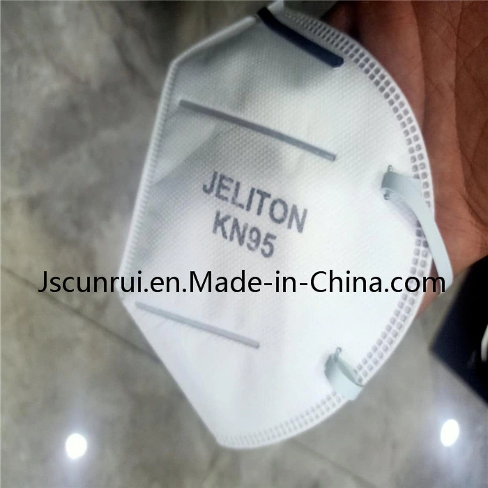 Certificate Ffp2 Face Mask Kn95 in Stock Disposable 3D Fold Dust Kn95 Face Mask