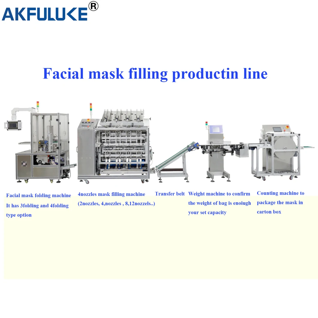 Face Mask Package Machine Mask Filler Machine Face Mask Maker