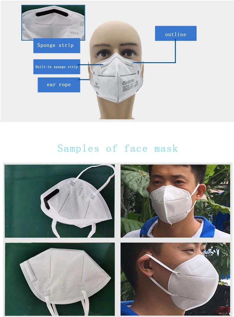 80PCS/Min Full Automatic N95 Face Mask Making Machine N95 Mask Machine Welding
