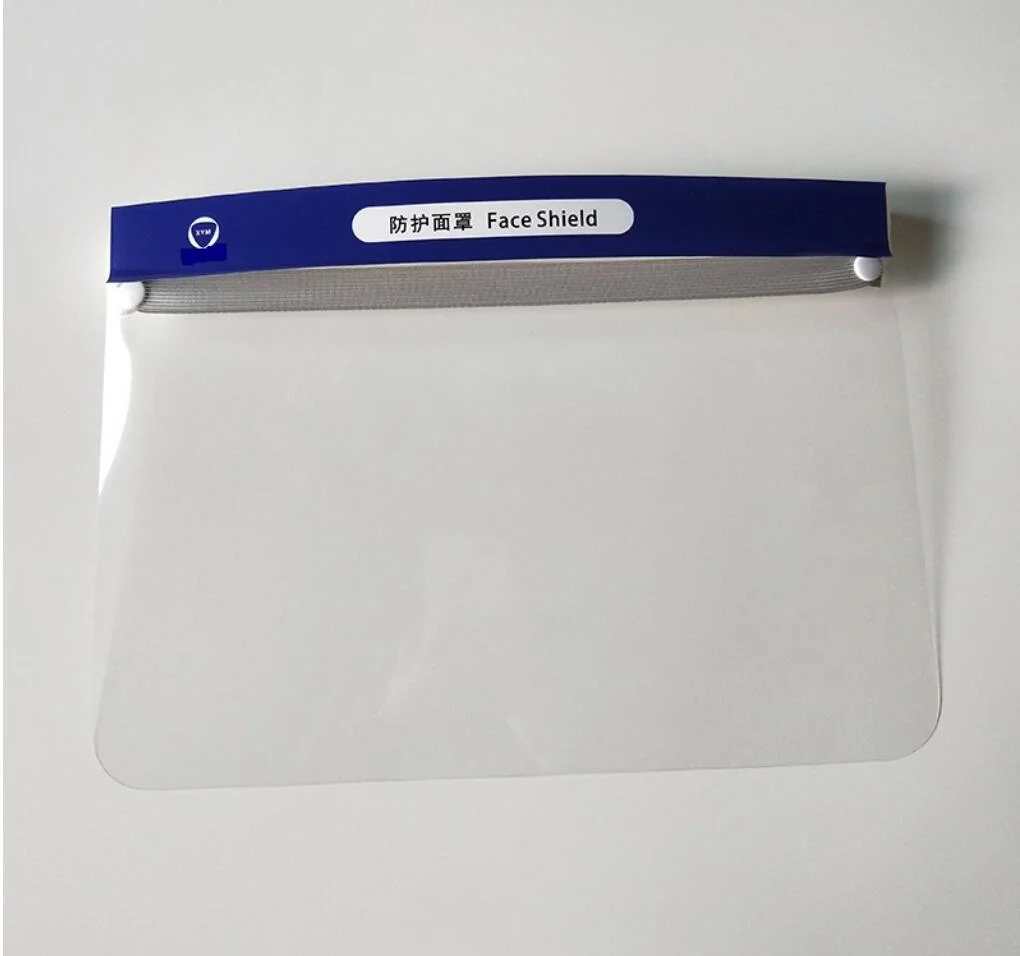China Factory Supply Face Shield with Clear Plastic Pet Face Shield for Protective Face Mask Shield