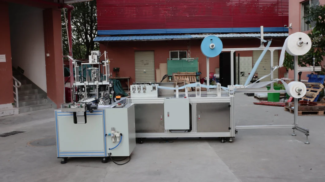 China Automatic Face Mask Machine One Drive One Line Manufacture