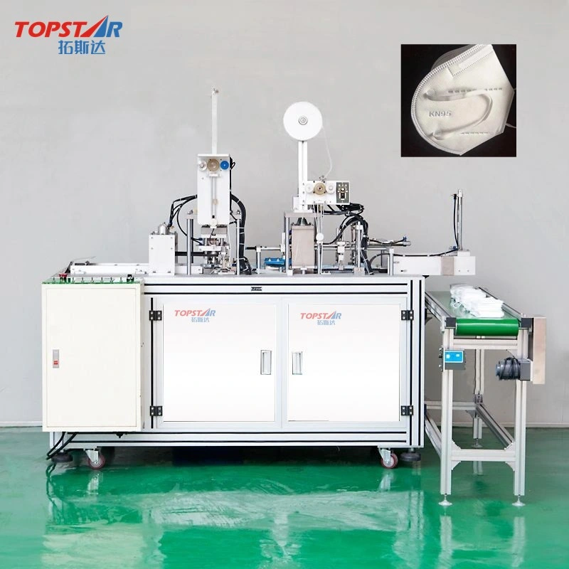 Ultrasonic Technology Full Automatic Face Mask Production Line Face Mask Making Machine for KN95