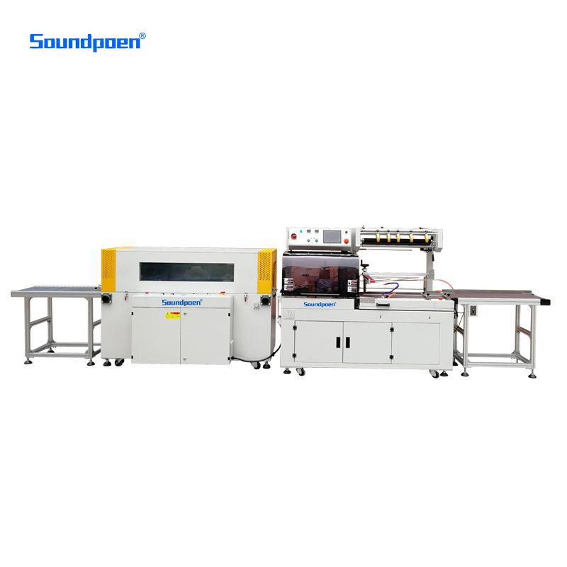 Fully Automatic L Type N95 Face Mask Shrink/Shrinking Sealer/Sealingnpackage/Packaging/Packing Machine