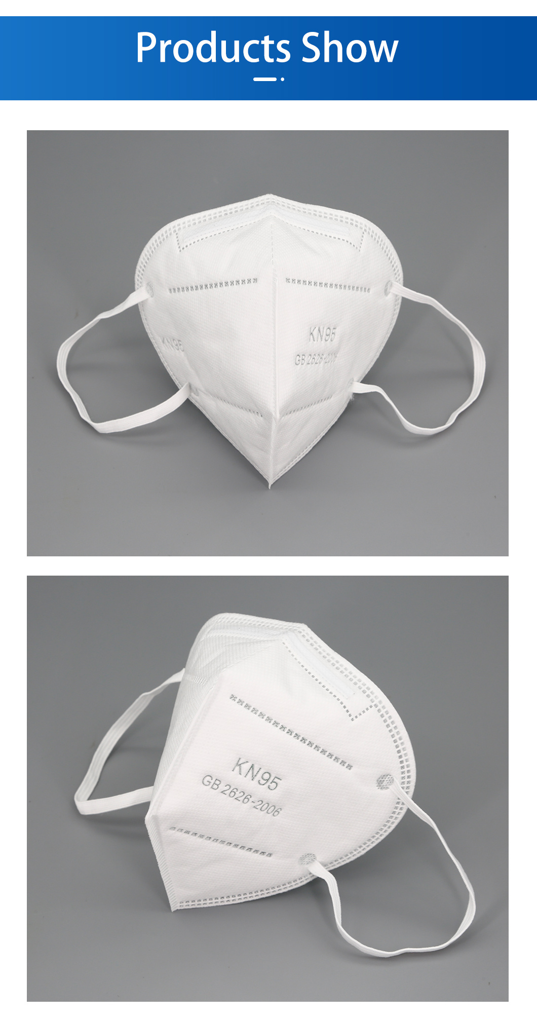 Anti-Smog Kn 95 Fold Mask Distributor Non-Woven Disposable Face Shield Face Mask