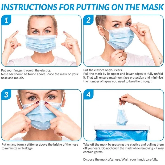 Disposable Antiviral Face Mask Earloop Face Mask