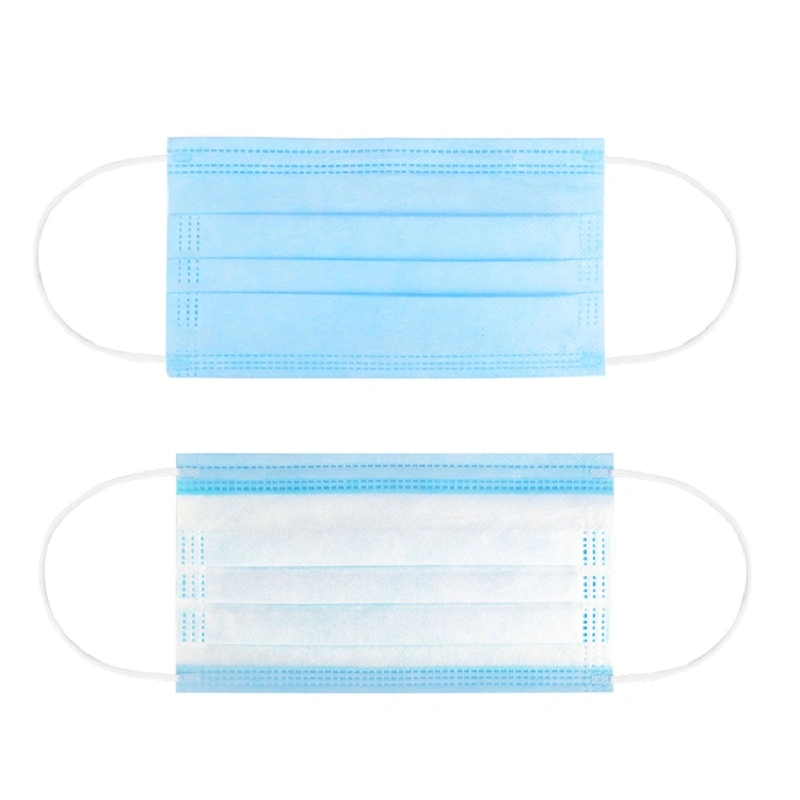 Wholesale Three-Fold Disposable Face Mask Surgical Facemask Medical Face Mask
