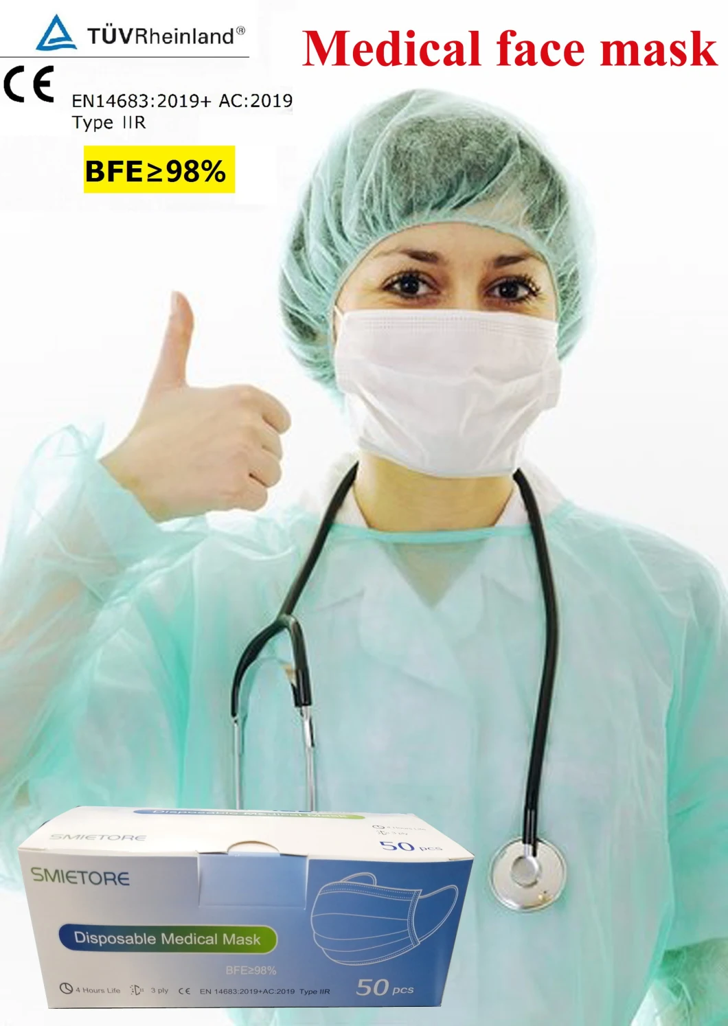3 Ply Mask/Protective Face Mask /3ply Medical Face Mask /Medical Face Mask 3ply/Surgical Mask/