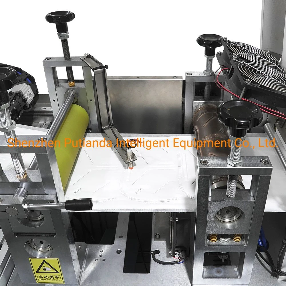 High Quality Automatic Industries Face Earloop Welding Folding KN95 Foldable Mask Making Machine