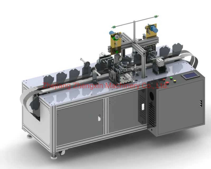 Semi Automatic Mask Making N95 Surgical 3 Ply Medical Face Mask Machine (ZX-KN95)