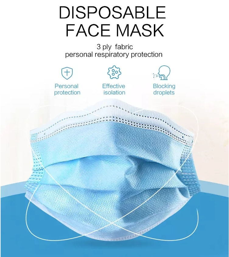 Manufacturers Flu Antiviral Face Mask Disposable Protective Face Shield Mask