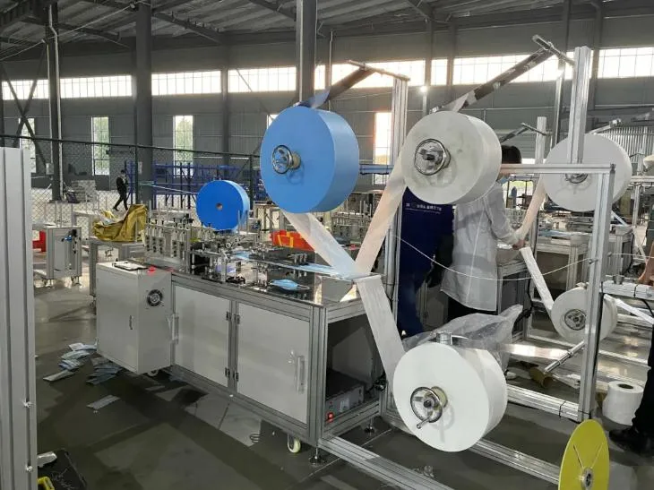 Semi-Automatic Face Mask Making Machine Face Mask Making Production Line for Disposable Face