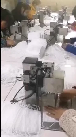 Fully Automatic Face Mask Blank Making Machine with Ultrasonic Welding