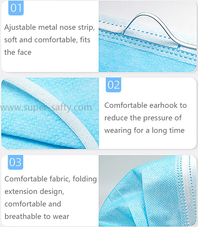3-Layer Masks Mask Dust Breathable Earloop Antiviral Face Mask