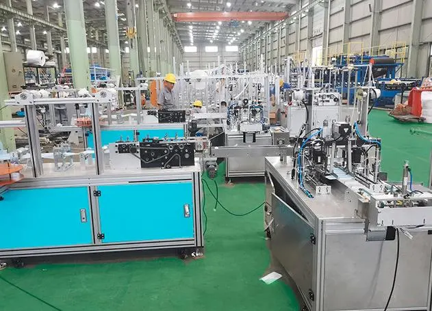 Automatic Disposable Face Mask Box Forming Filling Packing Machine