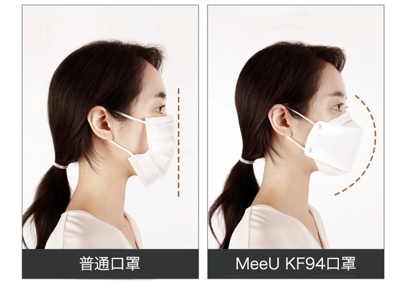 Kf94 Fish-Shaped Mask Machine 35-40PCS / Min Speed KN95 Mask Direct Factory