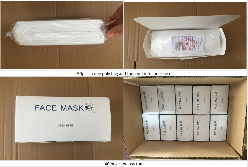 Protective Face Mask, Medical Face Mask, Doctor′ S Surgical Mask, 3ply Medical Face Mask