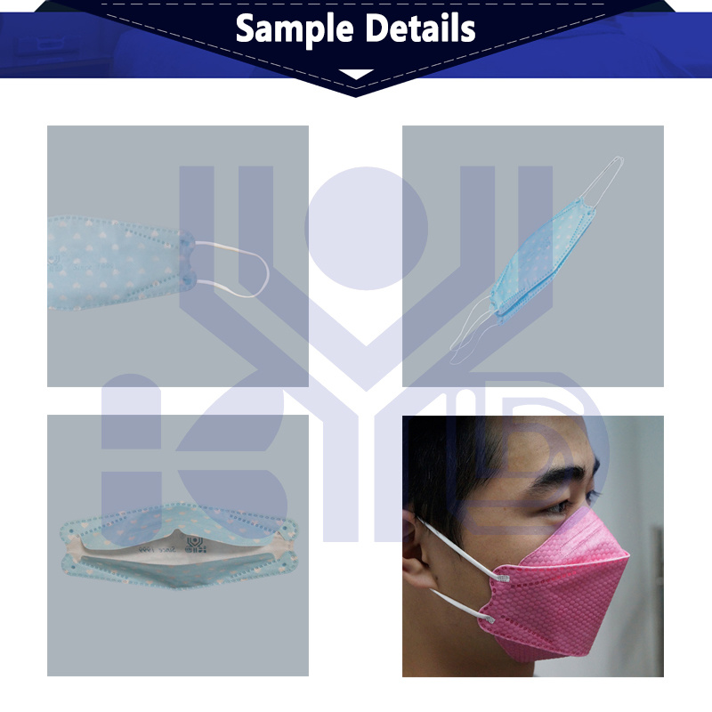 Hot Sales Disposable Non Woven Fish Shape Face Mask Face Mask Blank Making Machine