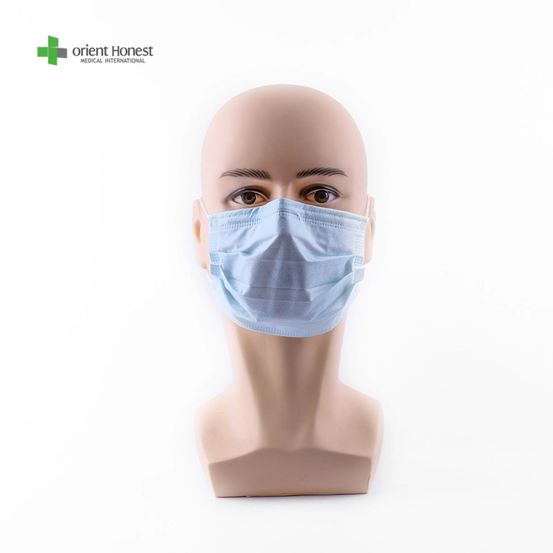 Ear-Loop SBPP Face-Masks Disposable Medical Mask Disposable Face Mask with Logo Print China Manufacturer
