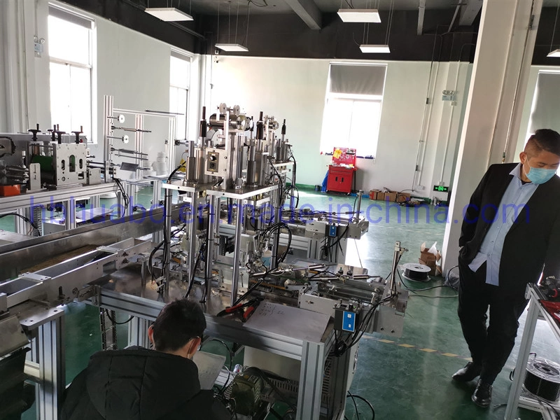 China Medical Mask Production Line Auto Flat Nonwoven Face Mask Making Machine