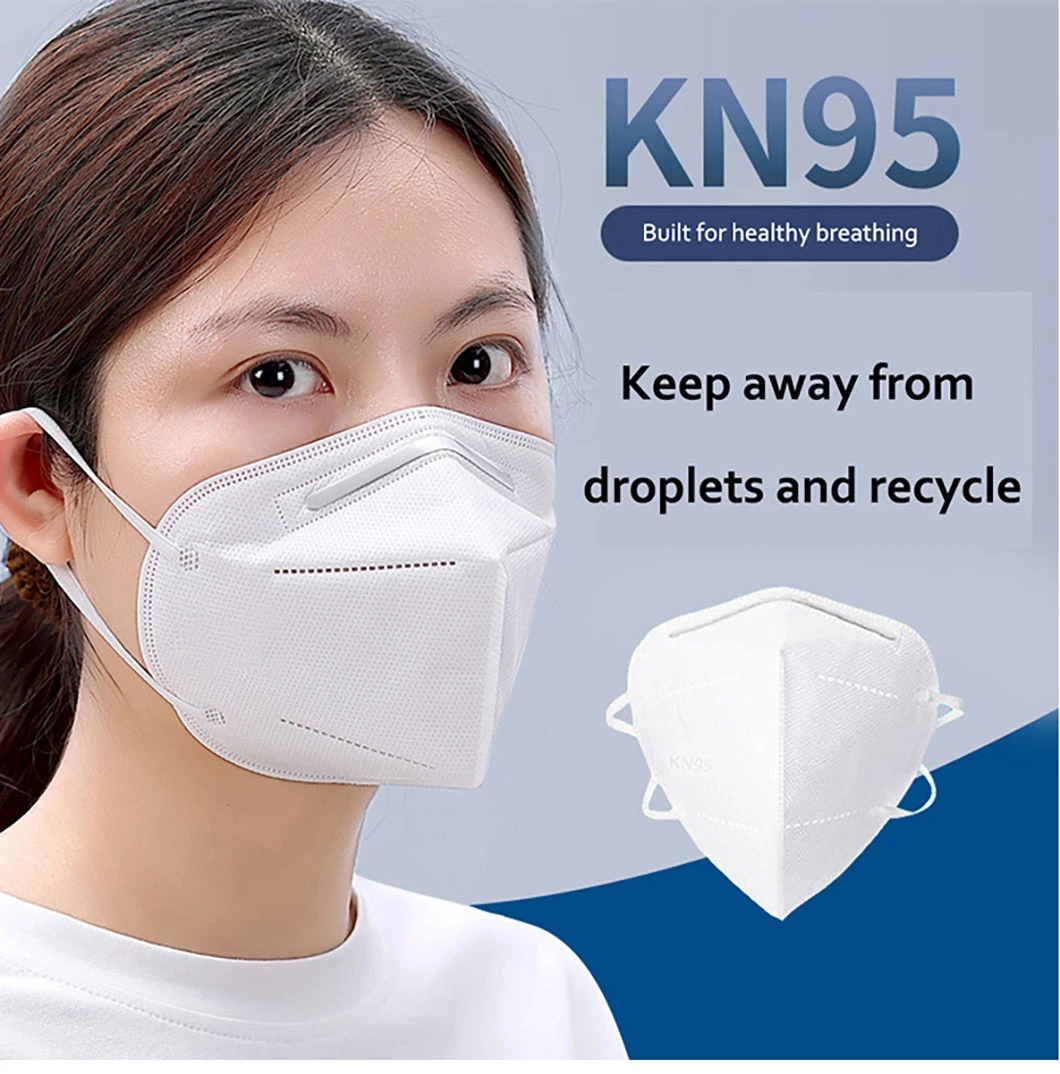 Factory Wholesale GB2626 FFP2 KN95 Face Mask Respirator Soft Material Non-Woven Face Masks