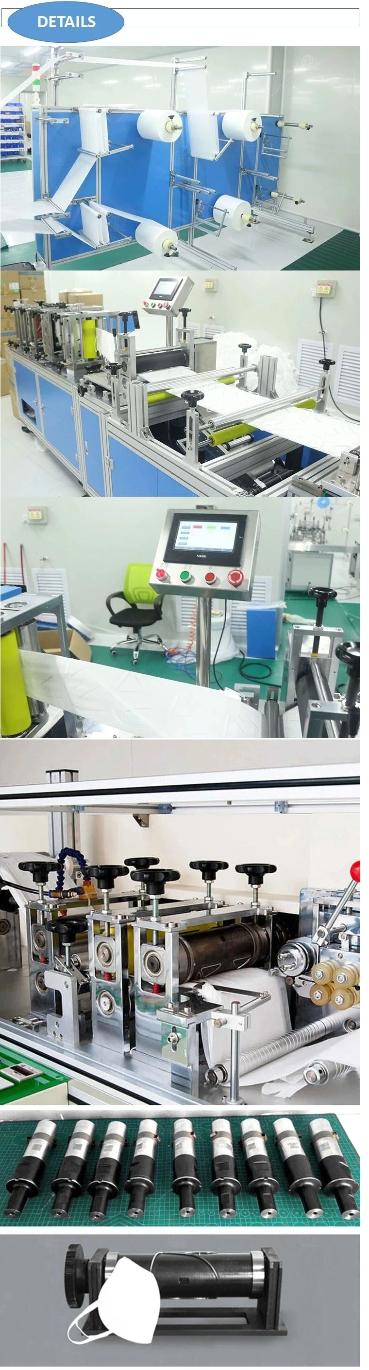 Face Mask Production Line to Produce KN95 Face Mask