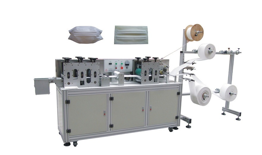 Face Mask Making Machine + Earloop Welding Machine for Disposable Face Mask