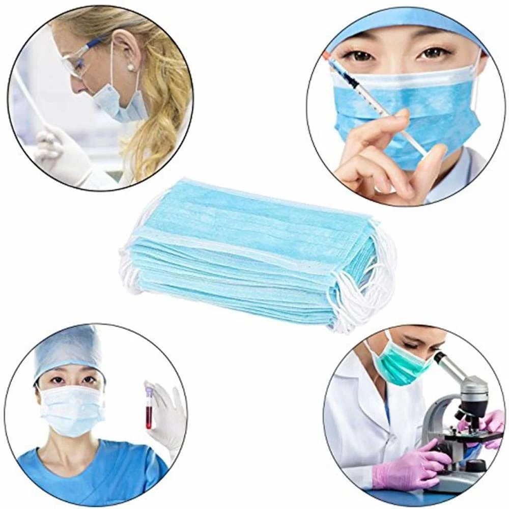 Disposable Face Masks Dust Breathable Earloop Antiviral Face Mask