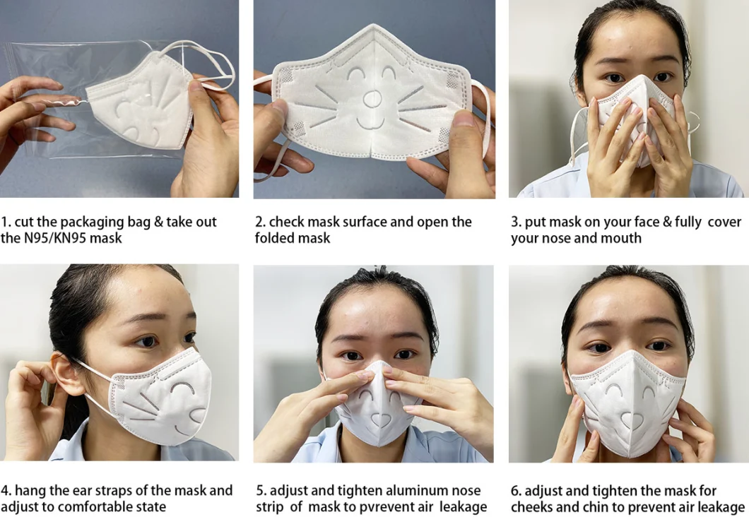 Non-Woven Disposable Antiviral Face Mask Nose Clip Mask
