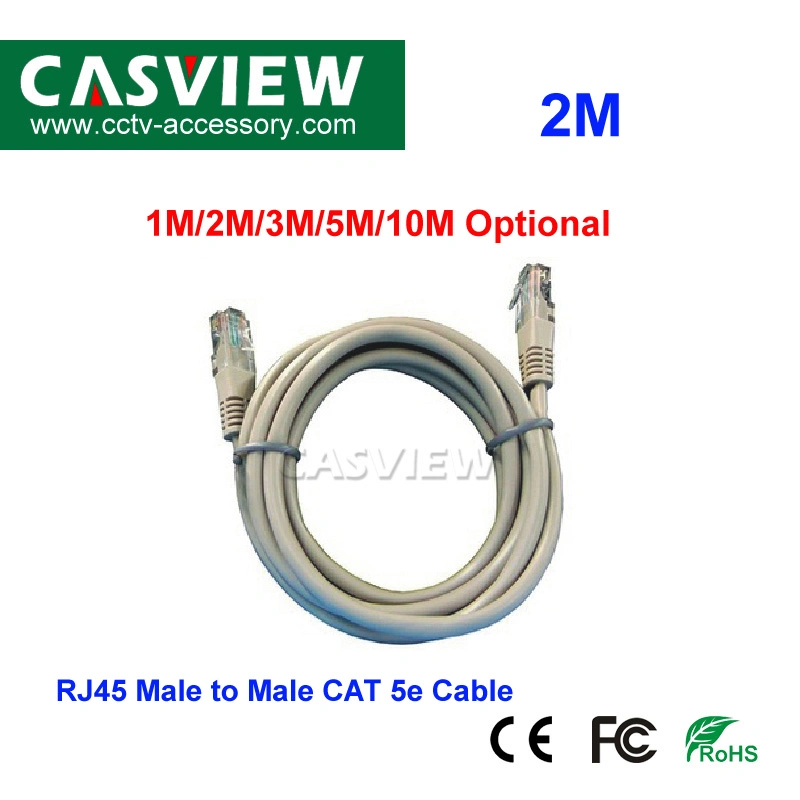 2m RJ45 Ethernet Cable Cat5e LAN Cable RJ45 Male to Male UTP Patch Router