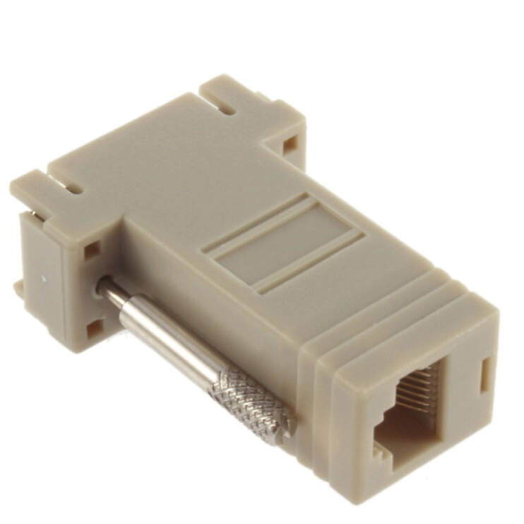 Network Cable Adapter VGA Extender Male to LAN Cat5 Cat5e CAT6 RJ45 Female Adapter