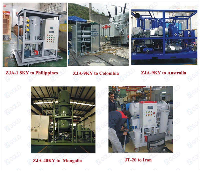 Zja 4000L/H High Voltage Transformer Oil Purifier Without Closed Door