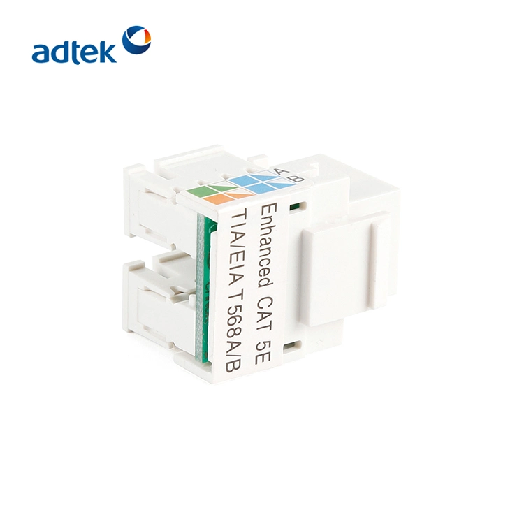 10g Network Cat5e RJ45 Keystone Jack Network Connector -Connection Adapter