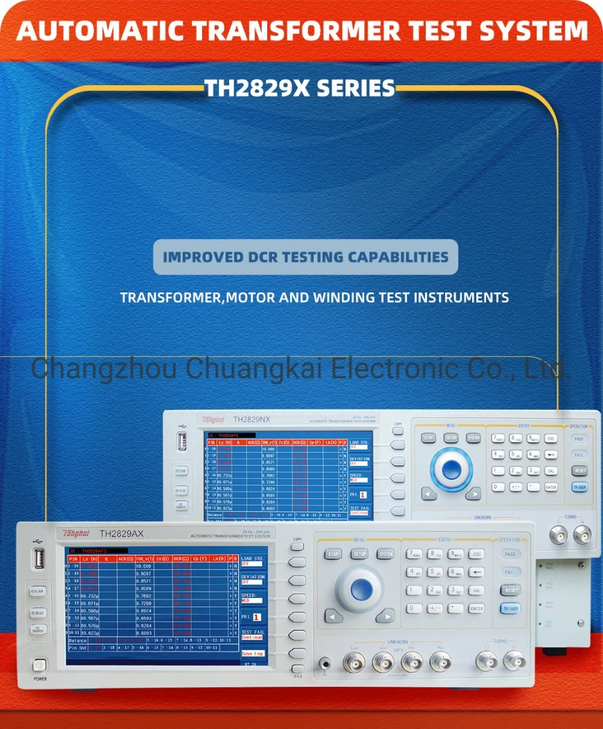 Th2829ax-48 Automatic Transformer Test System 48p 20Hz-200kHz Without Scanning Box