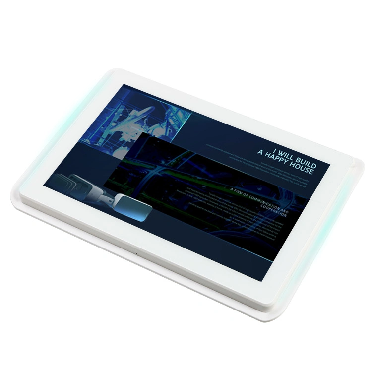 15.6 Inch Android Tablet NFC Option Poe RJ45 LAN Port Touchscreen Monitor with LED Light Bar