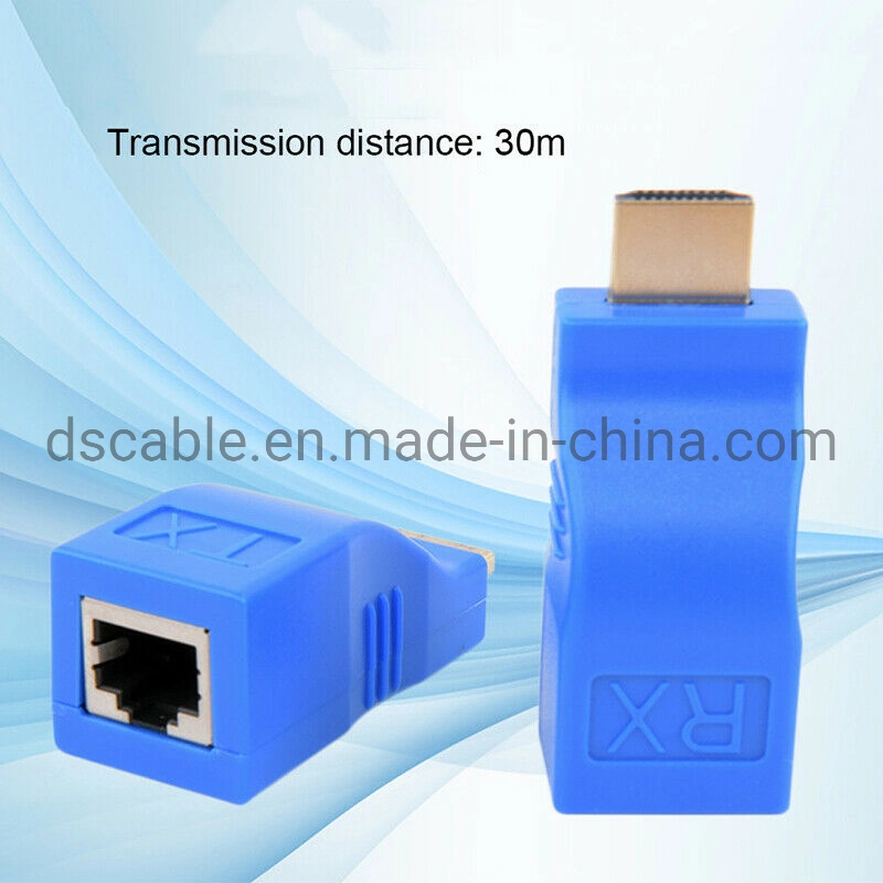 HDMI 2.0 to RJ45 Extender by Cat5e CAT6 Network LAN Ethernet Adapter