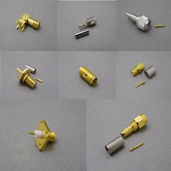 Female Jack to Female Jack RF Coaxial SMA Connector Adapter