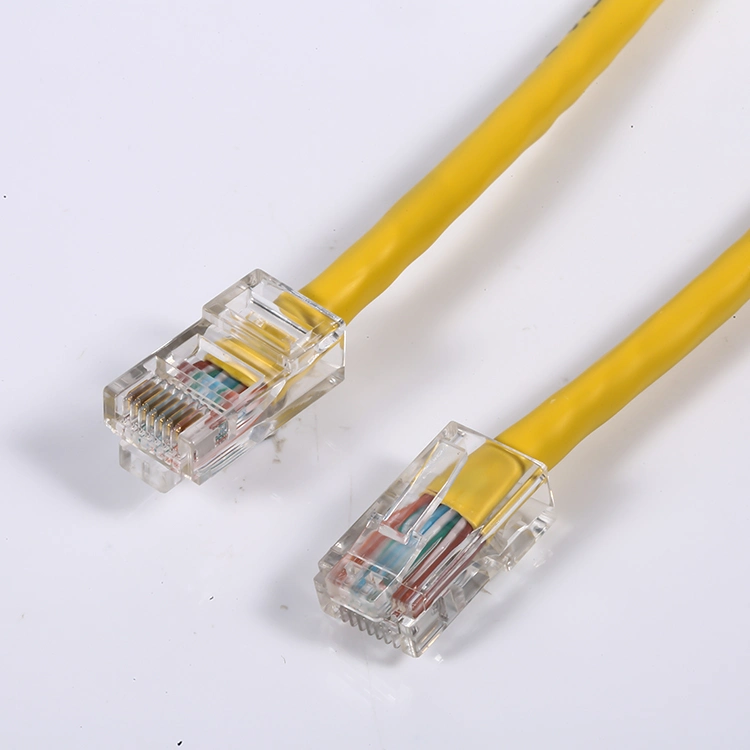 Round/Flat CAT6 RJ45 Patch Cord Ethernet Cat5e Network Cable LAN Cable