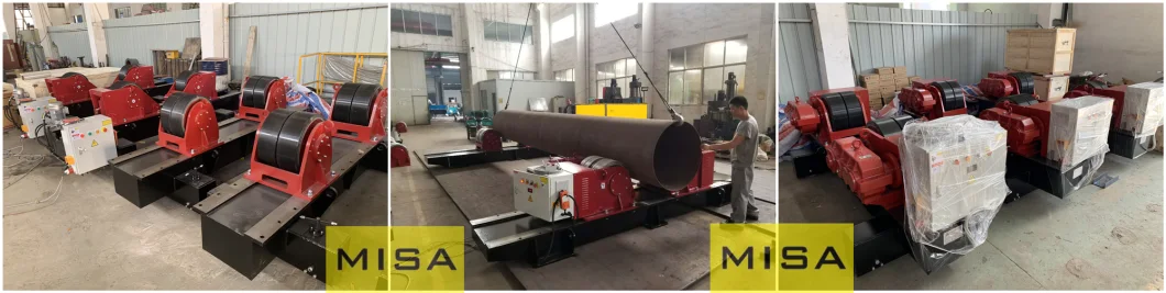 100 Ton Welding Turning Rolls with Dual Polyurethane Wheels, Welding Rollers