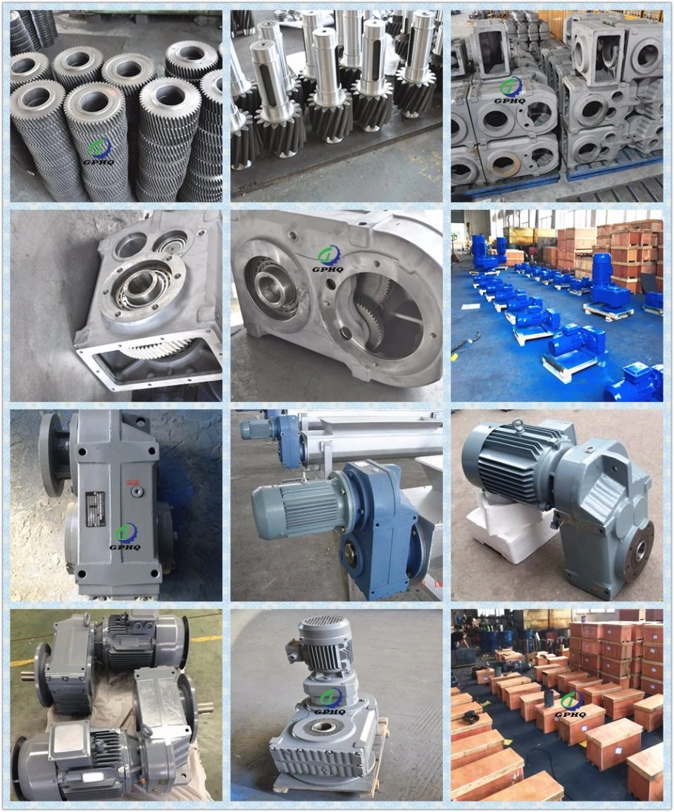 F Parallel Shaft Helical Gearbox with 1.5kw Motor for Conveyor