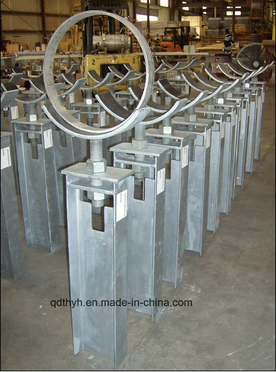 High Quality Large Size Heavy Duty Steel Fabricated Pipe Support, Pipe Clamp and Pipe Saddle Products