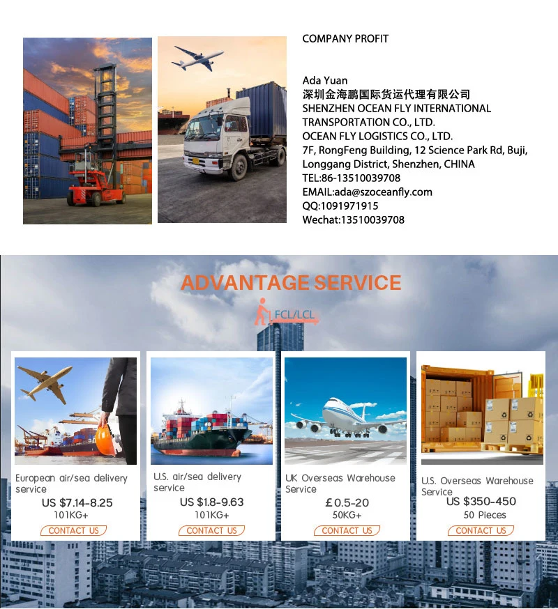 Ocan Fly Logistics Shipping Service China Shipping FCL/20gp/40gp/40hq Shipping Container Shipping Agent