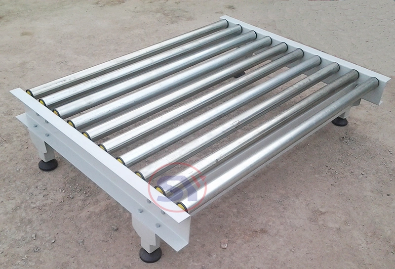 Load-Bearing Capacity Incline PVC Roller Conveyor Supplier for Marble Transport
