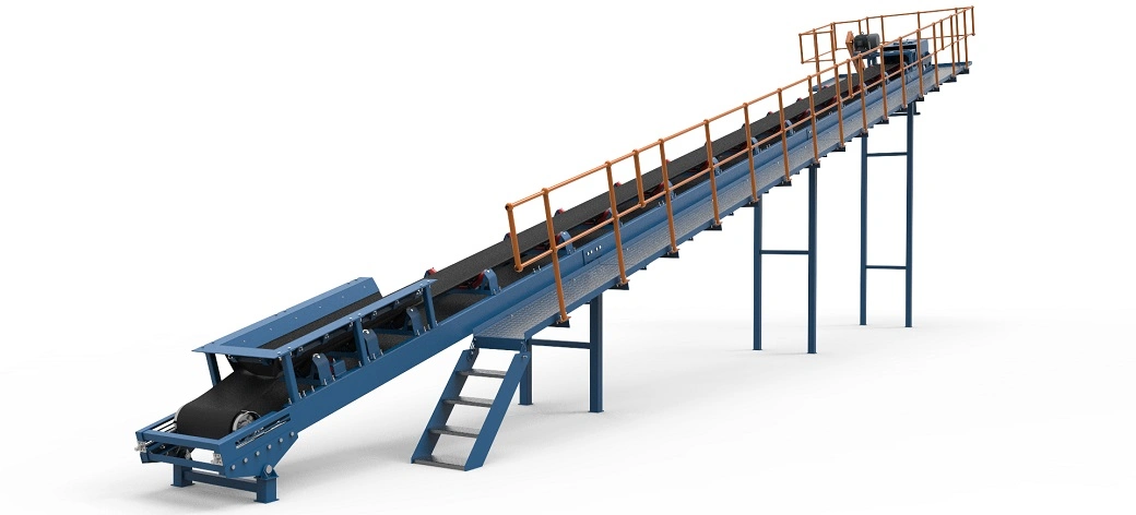 Large Capacity Rubber Belt Conveyer for Power Plant Transporting Raw Materials
