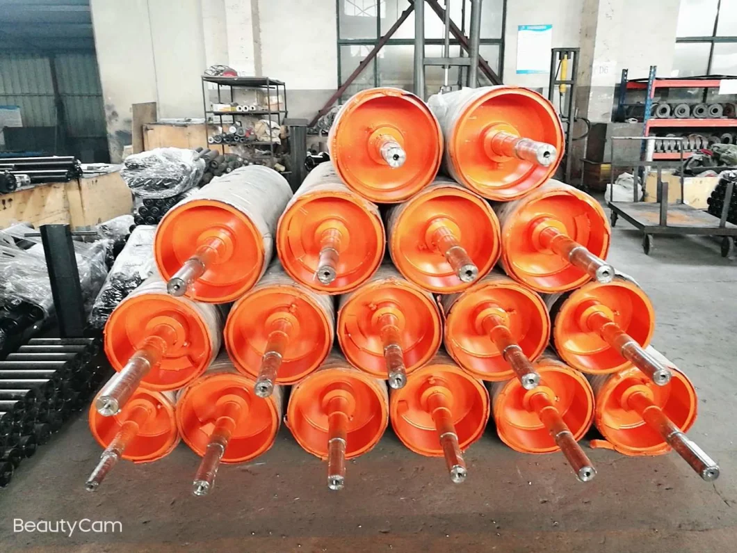 Bulk Material Handing Products Steel Trough Rollers for Belt Conveyor