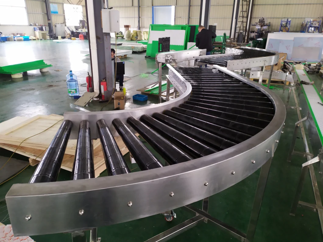 Wholesale Customized Stainless Steel Roller Conveyor for Conveying Beverage Industry