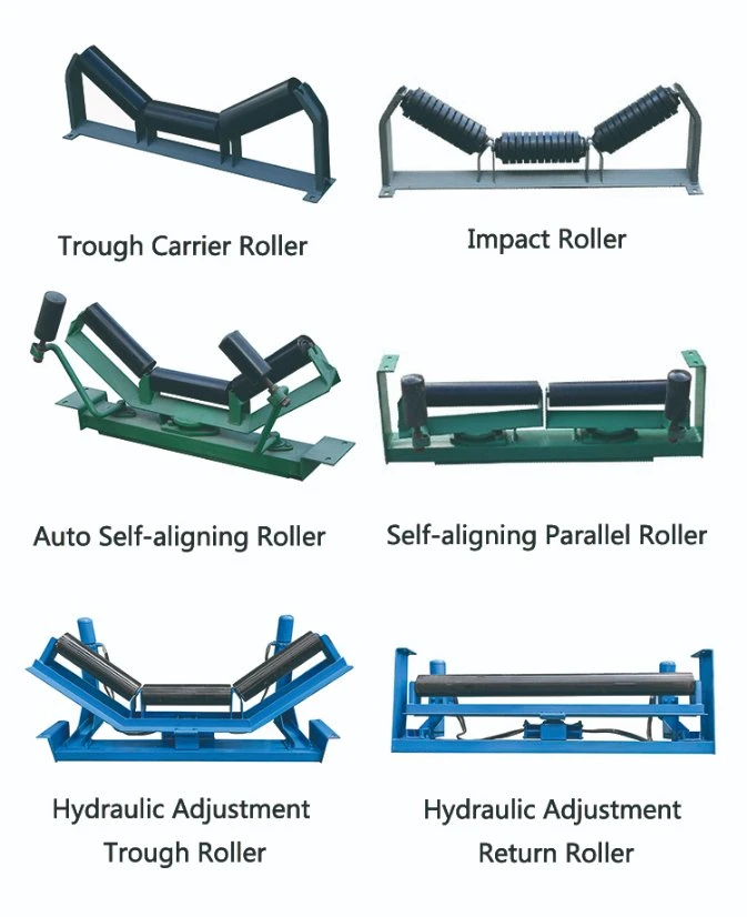 Belt Conveyor Steel Rollers, Conveyor Idlers